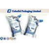 Orange Juice reusable Top Corner Stand up Pouch with Spout , 350ml