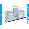 Heavy Duty Supermarket Display Shelving 200kg Capacity , Powder Coated Shelves