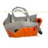 Orange Heat Transfer Non Woven Fabric Bags , Non-woven Promotional Bag