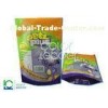 Color Printing 3 side seal Animal Feed Packaging Bag For Cat Food