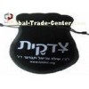 Round Single Layer Velvet Drawstring Bag For Gift Packaging 100 * 80mm