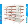 Wire Mesh Supermarket Display Shelves Two Sided for Grocery Malls