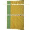 Custom OEM PP Yellow Woven Polypropylene Packaging Sacks for Agricultural / Indusrial