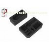 Electronics Black PU Sponge Packing Material , Density 20kg