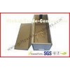 Foldable 1100G Rigid Board Wine Packaging Boxes , Rubber Finished Luxury Gift Boxes With Spot UV Log