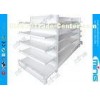 Double Sided Food Storage Retail Display Shelves , Heavy Duty Wall Shop Gondola Shelf