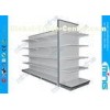 Metal Retail Supermarket Display Shelves Two Sided Wall Display Shelf
