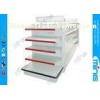 Metal Slatwall Retail Display Shelves , Gondola Display Shelving for Shop Store