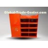 Full View Heavy Duty Cardboard Display Stand Red Five Layers Display Shelves