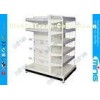 Metal Light Duty Supermarket Display Shelves Powder Finish , Three Sided