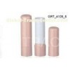 Customized Pearly Injection Empty Lip Balm Tubes with Silkscreen , Lipstick Container