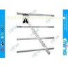 Steel Light Duty Slatwall Display Shelves Panel for Clothing Shop , 12 Notch Arm
