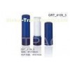Eco Friendly Blue Frosted Version Lip Balm Tubes with Silkscreen , Lipstick Container