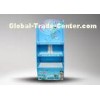 Water Proof Blue Cardboard Display Racks with Three Layers for Wet Wipes
