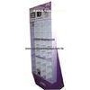 White portable custom Cardboard Floor Displays Cabinets for advertising digital products