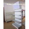 Exhibition Wood Display Stands White MDF For Hardware Tools