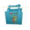 Embossing Blue 80gsm Non Woven Fabric Bags , Custom ECO Bags
