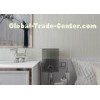 Simple Grey Stripes Modern Removable Wallpaper for Home , Embossed Wall Coverings