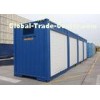 Insulation Steel Modern Prefabricated Mobile Ablution Facilities  /  Locker Room
