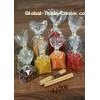 Snack Food OPP Square / Block Bottom Bags , Side Gusset Bag