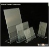 acrylic menu holder
