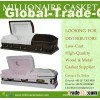 wood & metal casket
