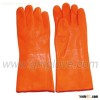 Fluorescent PVC Coated Work Gloves