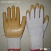white PVC coated working gloves PG1514-1