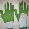 green latex coated working gloves LG1507-16