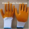 yellow PVC coated working gloves PG1511-5