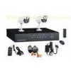Wireless 2 Camera Security System With Monitor , 1080P Night Vision Surveillance Camera