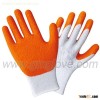 Red Latex Palm Coated Work Gloves