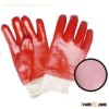 Red PVC Coated Gloves
