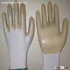 White PVC coated working gloves PG1511-6