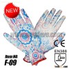 Color Printed PU Gloves