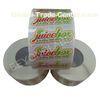 Promotional Juice Bottle Labels , Adhesive Clear PE Beverage Label For Juice Bottle