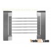 Indoor 180 Angle Two-way Direction Manual Swing Gate with 304# Stainless Steel Plate