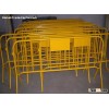Anping Supplier High Quality Galvanized Crowd Control Barrier Temporary Fence