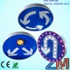 Round Shape LED Indication Traffic Sign / Informative Sign