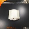 white reflective road stud