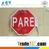 Ecuador school bus stop signal pare