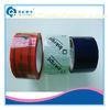 Custom Printed Packing Tape , White / Blue Tamper Evident Security Tape