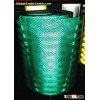 Green PET surface layer high intensive prismatic reflective sheeting