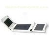 ABS+PC material Two USB outputs white solar laptop battery charger