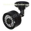 24pcs IR LED IP66 Waterproof CCD IR Bullet Cameras With 3.6mm Fixed Lens, OSD Menu