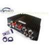 Video SD Card Mobile DVR with 4 Cameras , Bidrectional Talk H.264 Network DVR