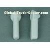 White 58 KHz / 8.2Mhz Pencil AM Hard Tags For Supermarket With Big Head
