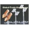 Tiered Floor Standing Acrylic Display Stand , Acrylic Display Rack For Shoes