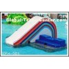 Small Rainbow Bridge Slide, Children Trumpet Water Pool Slides Equipment