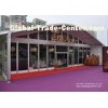 Arc Roof Outdoor Event Tents Glass Wall Aluminum Frame 100x200 Feet